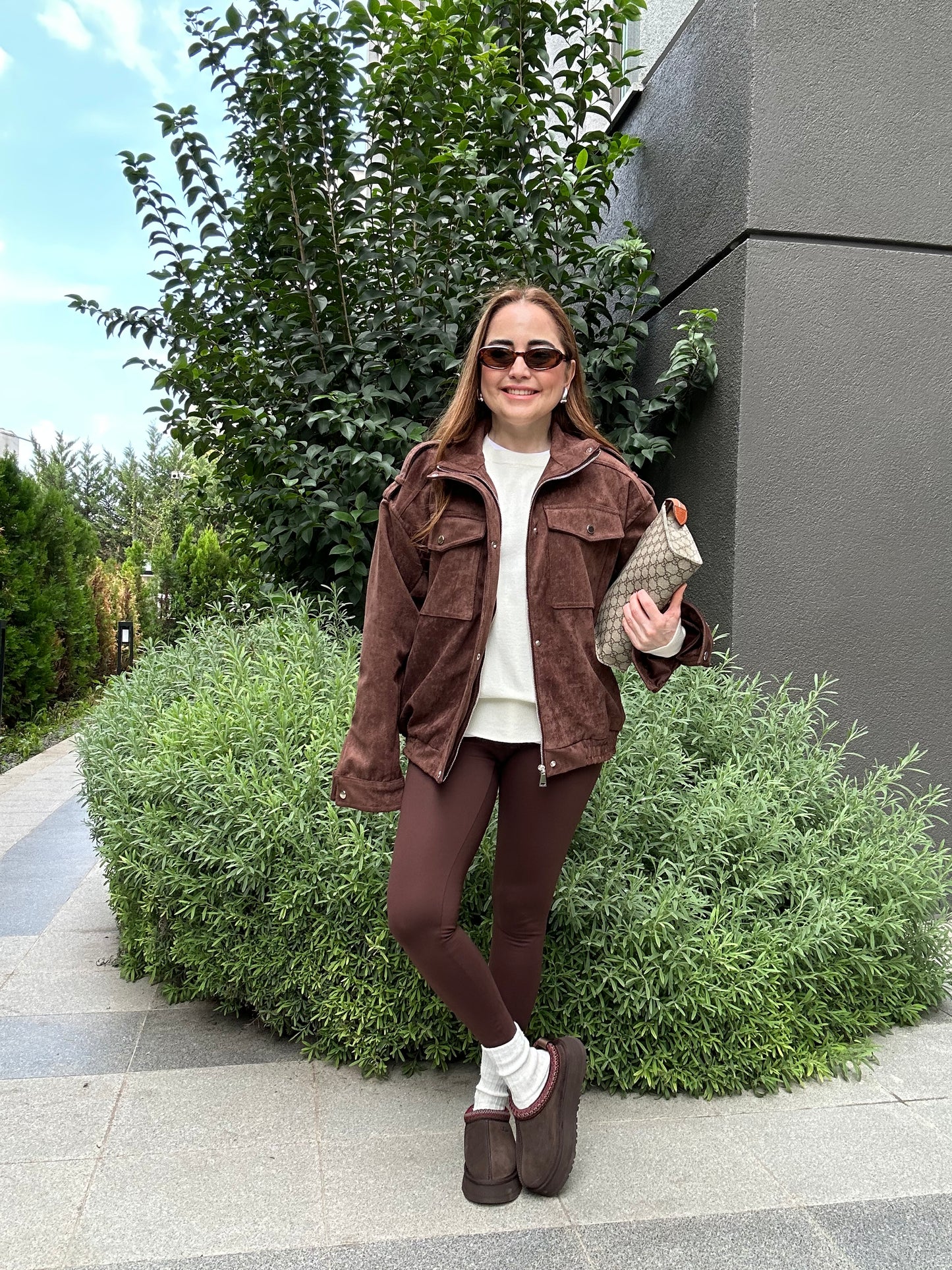 Premium marka muadil güderi ceket