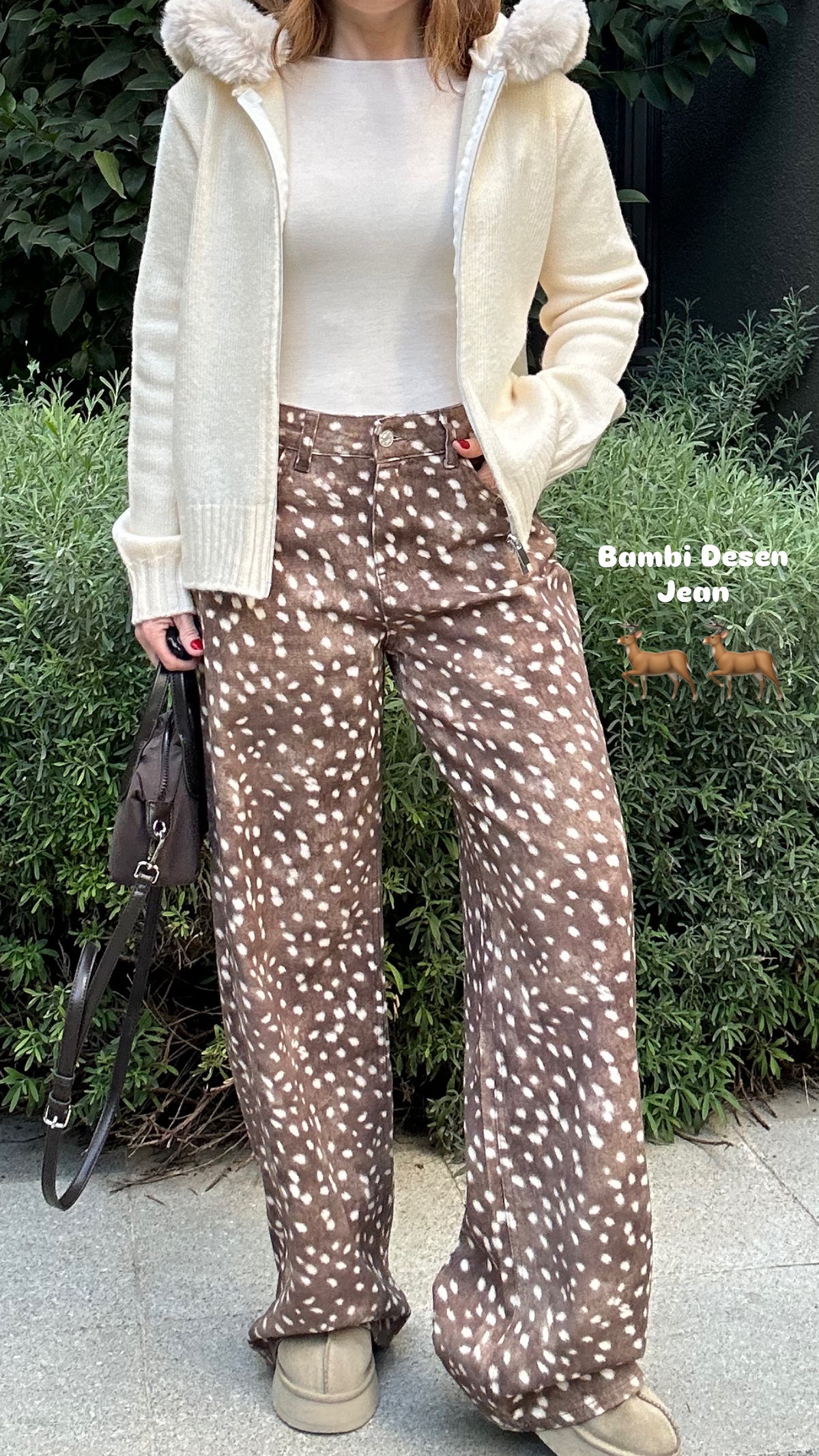 Bambi desen pantolon