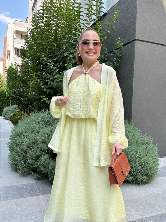 Tiril transparan ceket