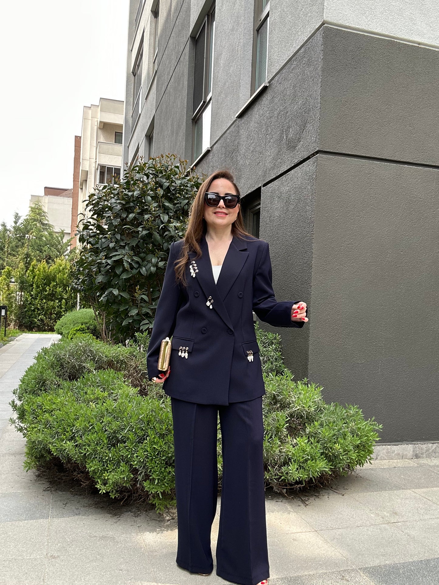 Marka muadil premium incili blazer