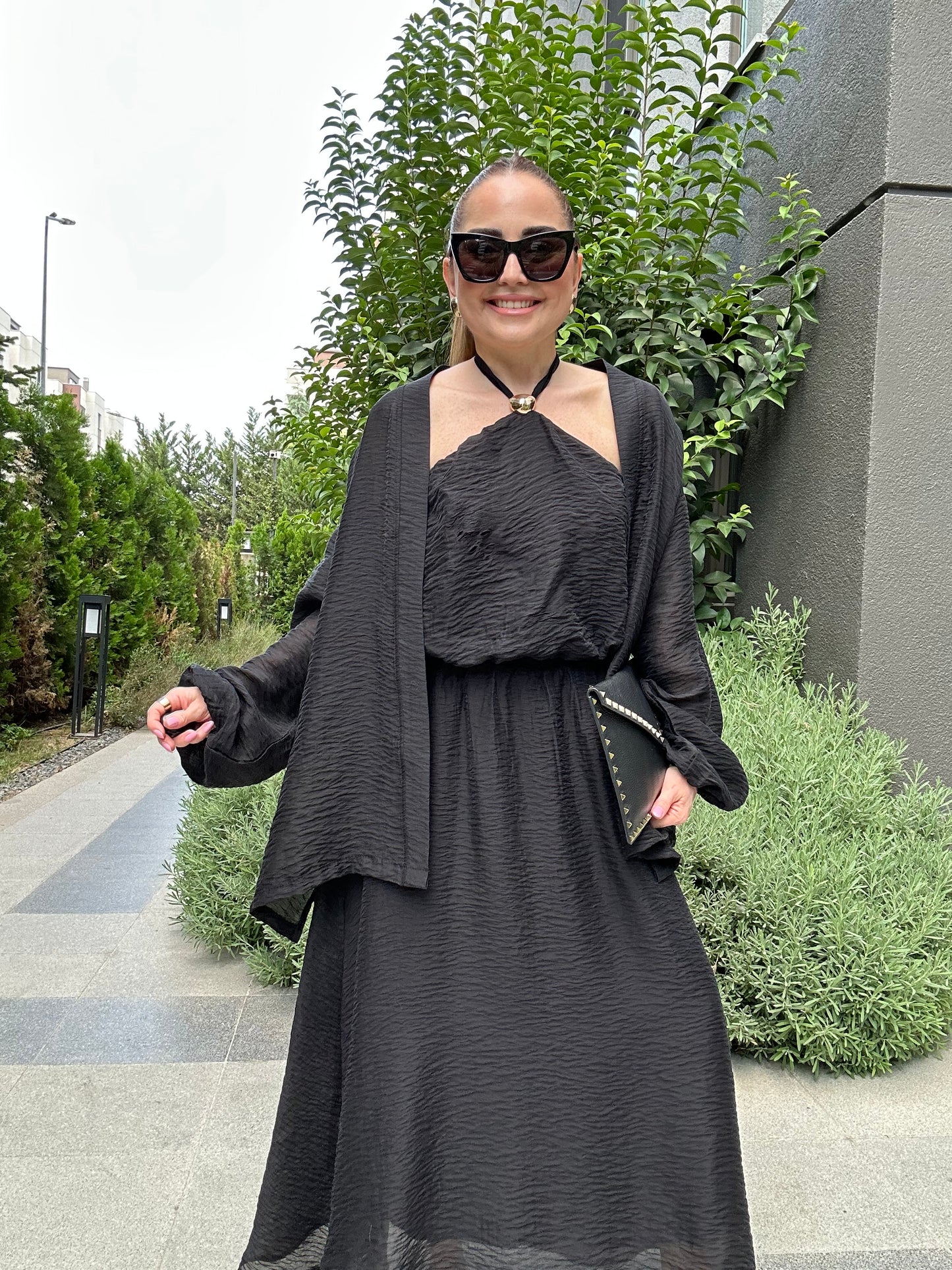 Tiril transparan ceket