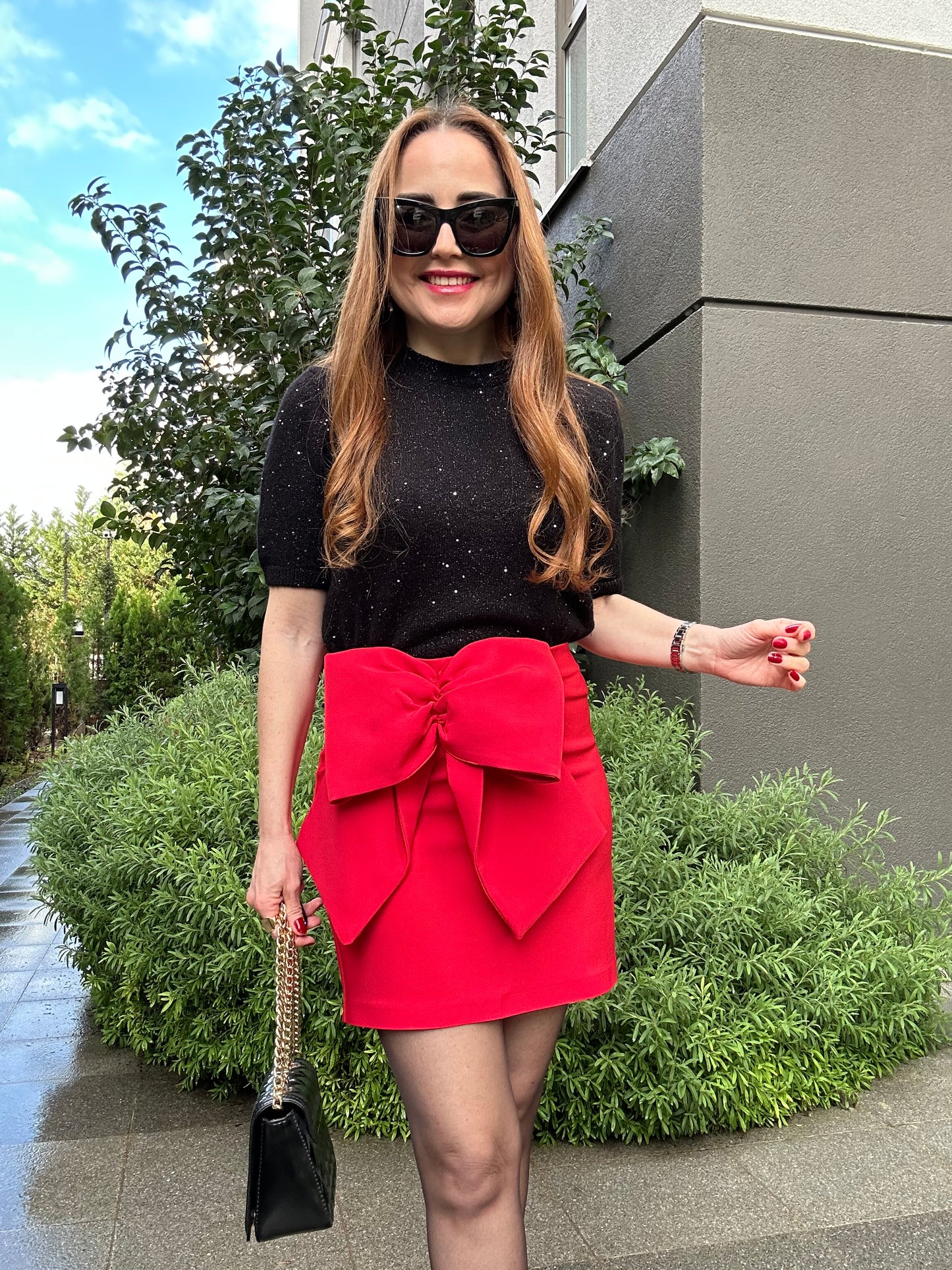 Işıltılı kısakol triko