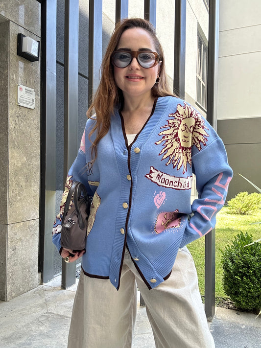 Ciara desenli hırka