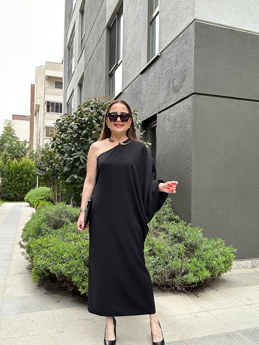 Tasarım gold detaylı elbise