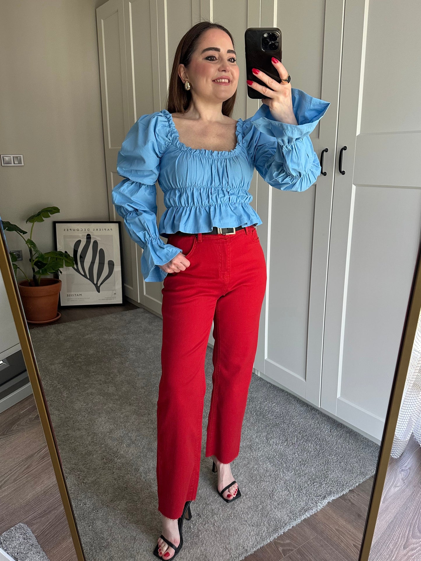 Kemerli boyfit jean