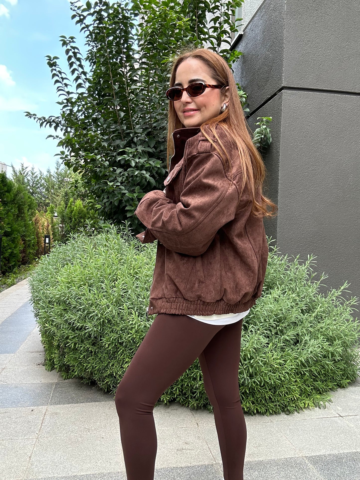 Premium marka muadil güderi ceket