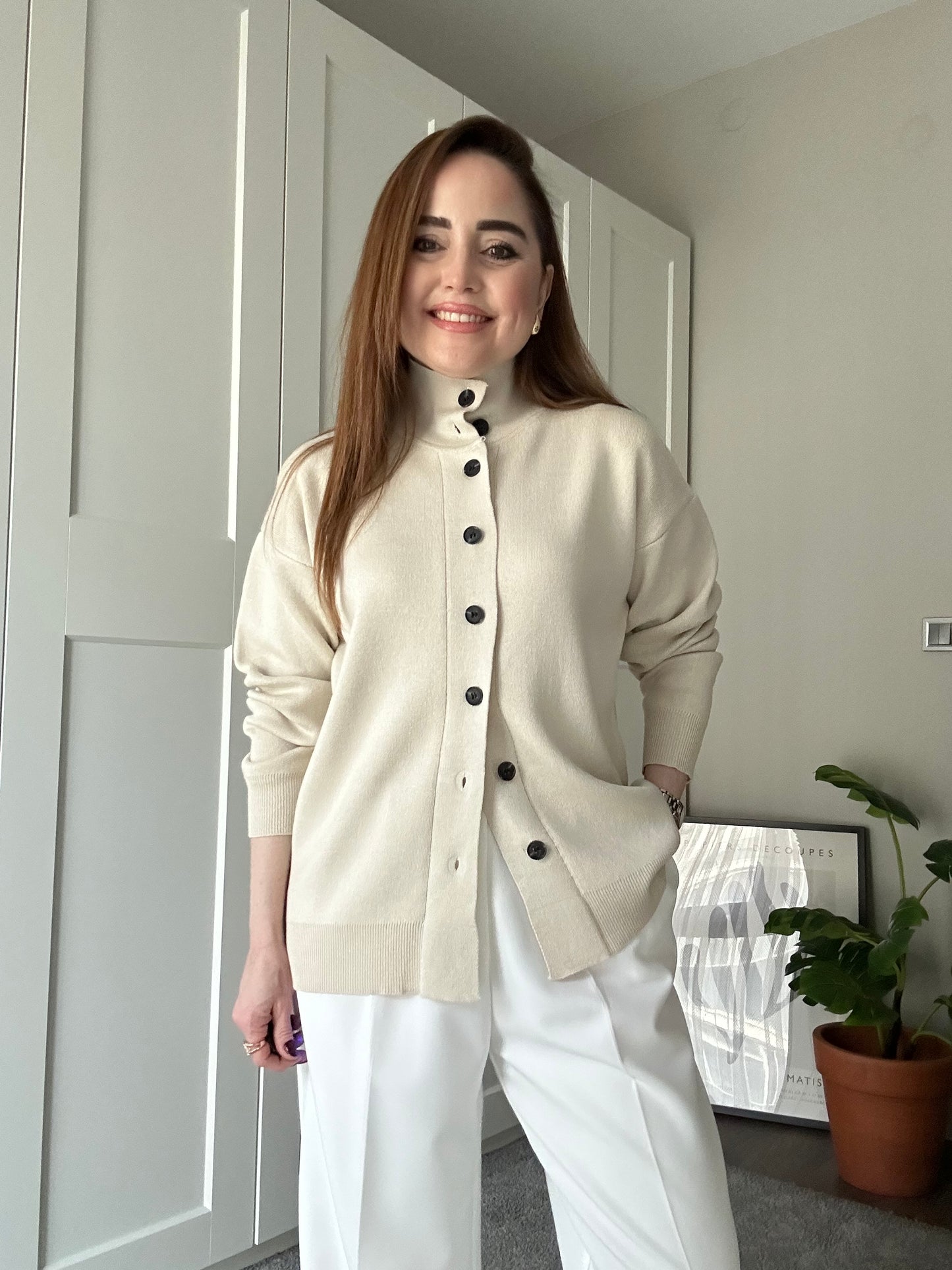 Marka muadil dik yaka hırka