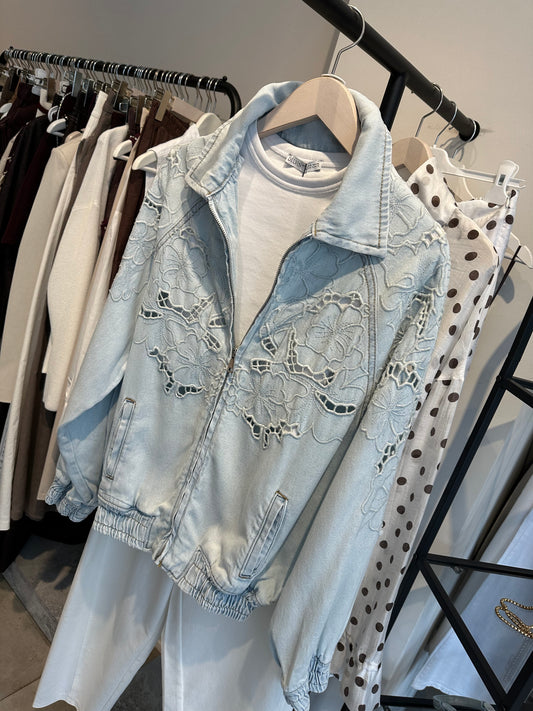 Tasarım tensel denim ceket