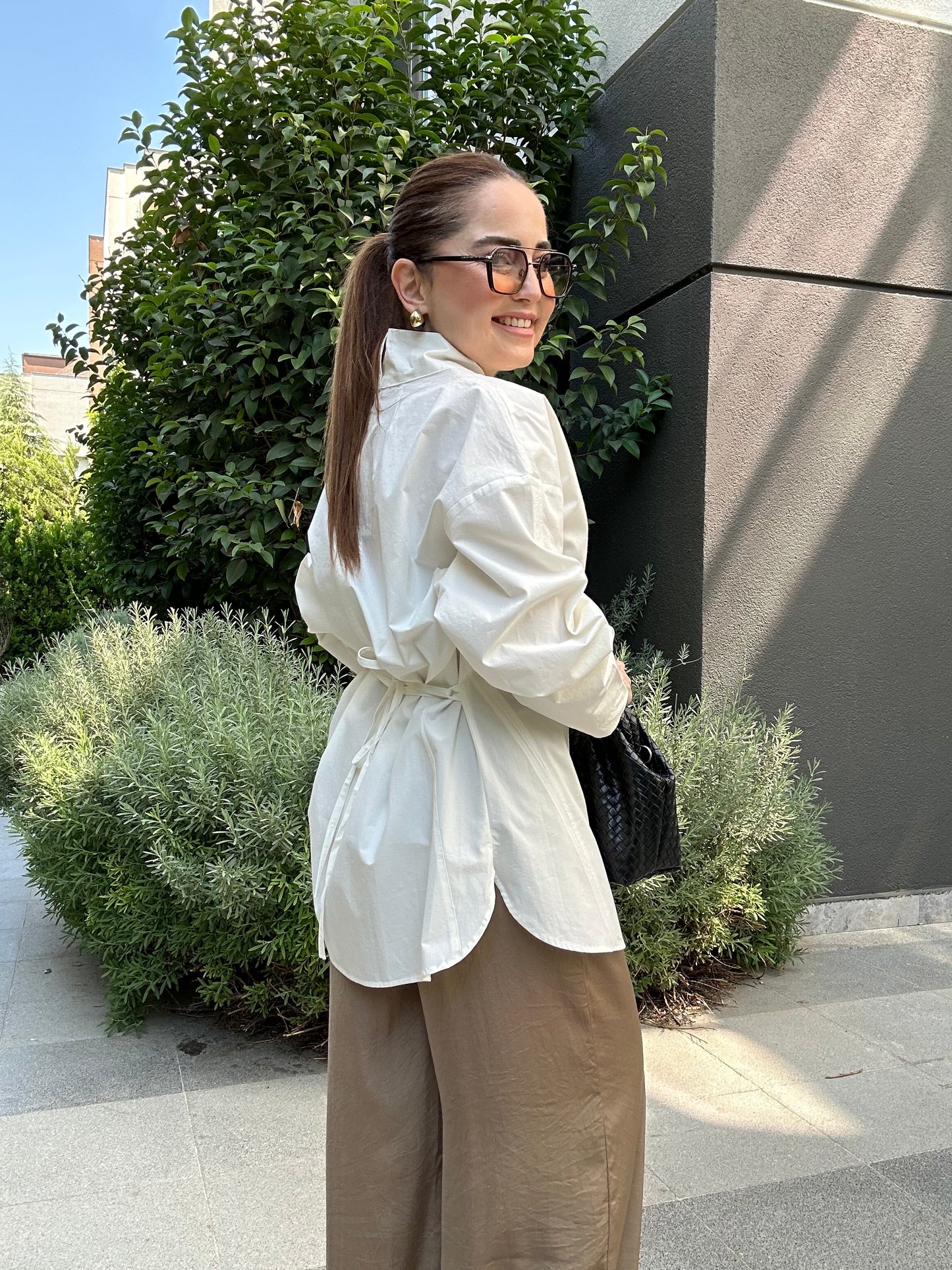 Pure poplin gömlek