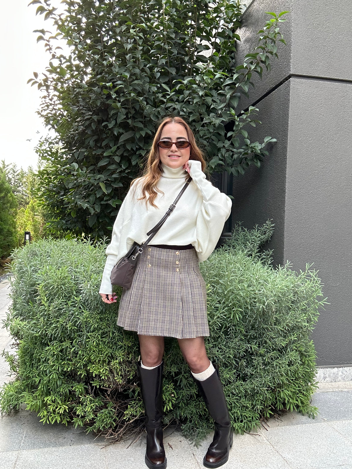 Jane kazayağı mini etek