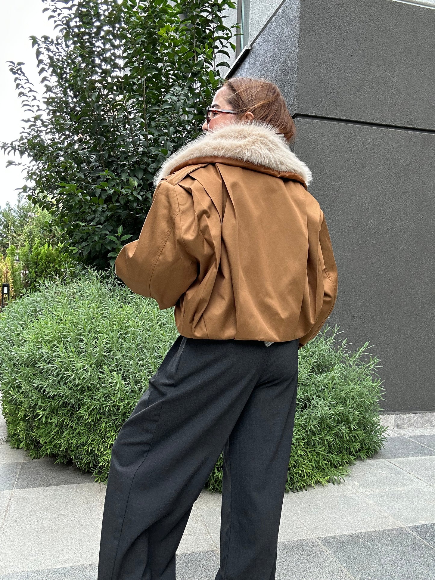 Çıkabilir kürklü premium mont