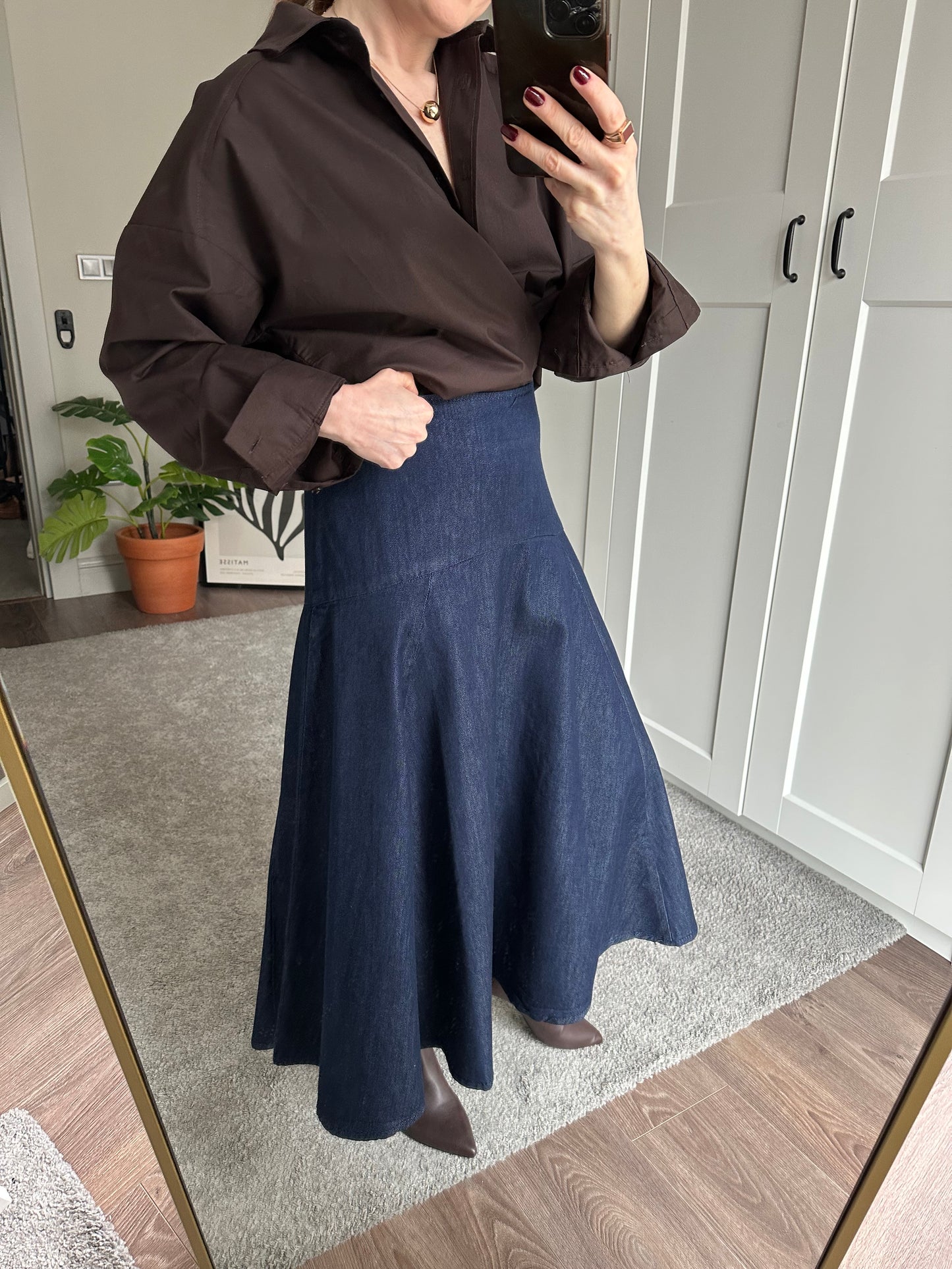 Denim modelli etek