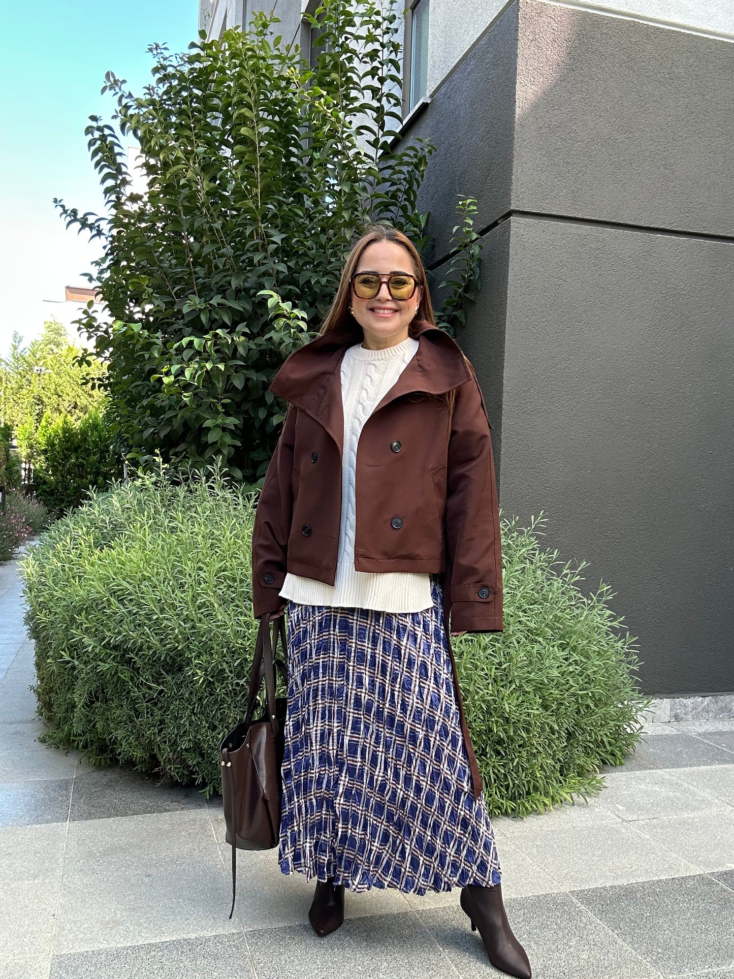 Premium kısa trençkot