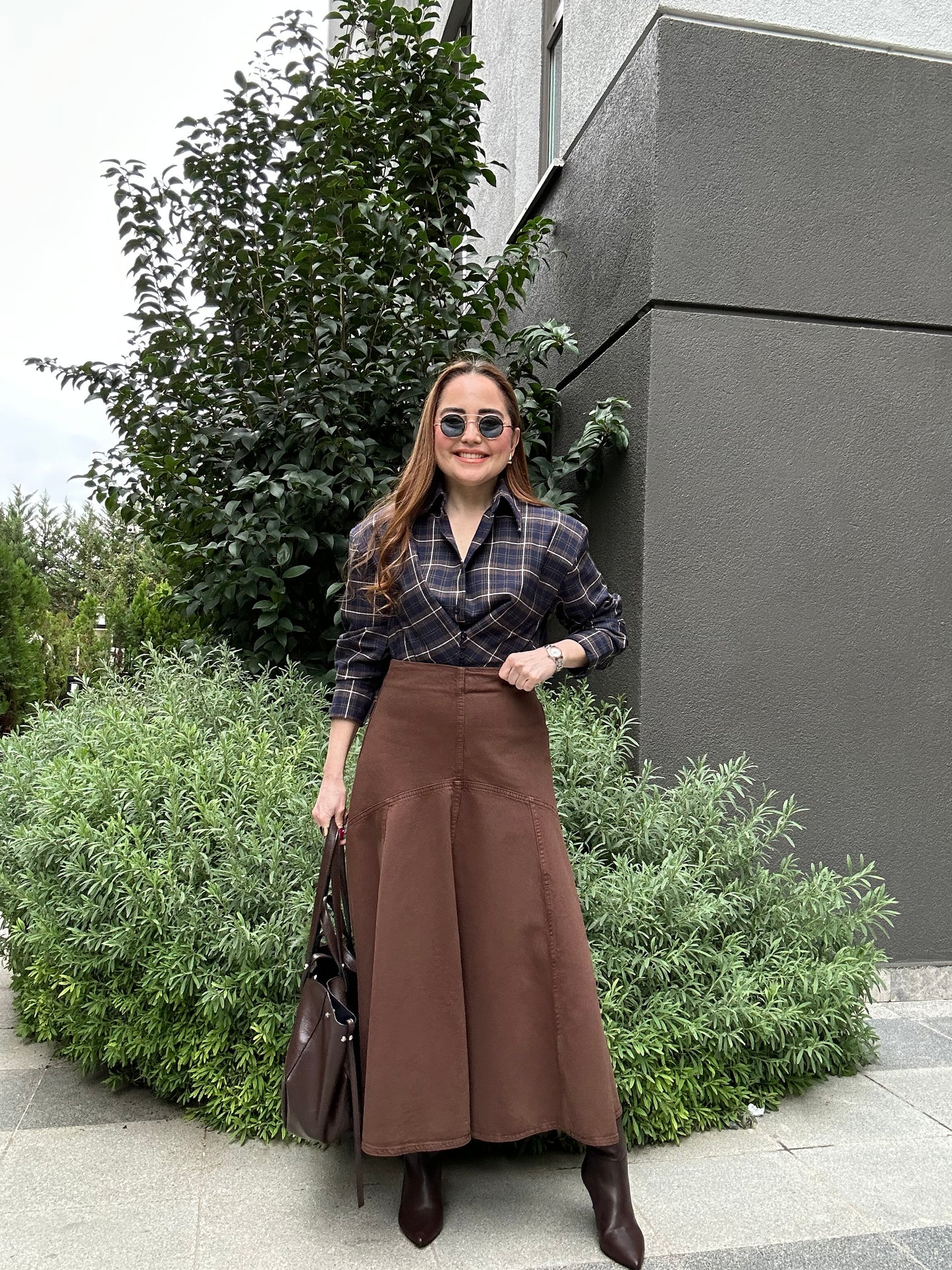 Premium dilvin denim etek