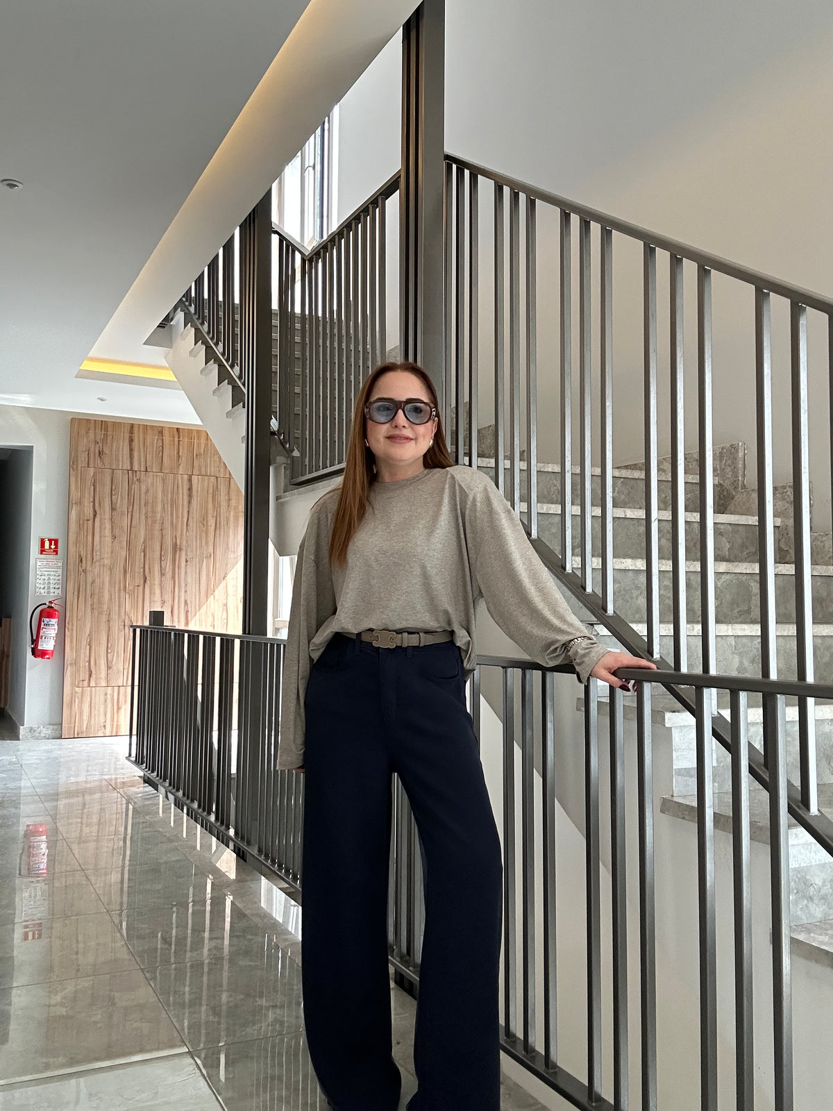 Luna tensel denim pantolon