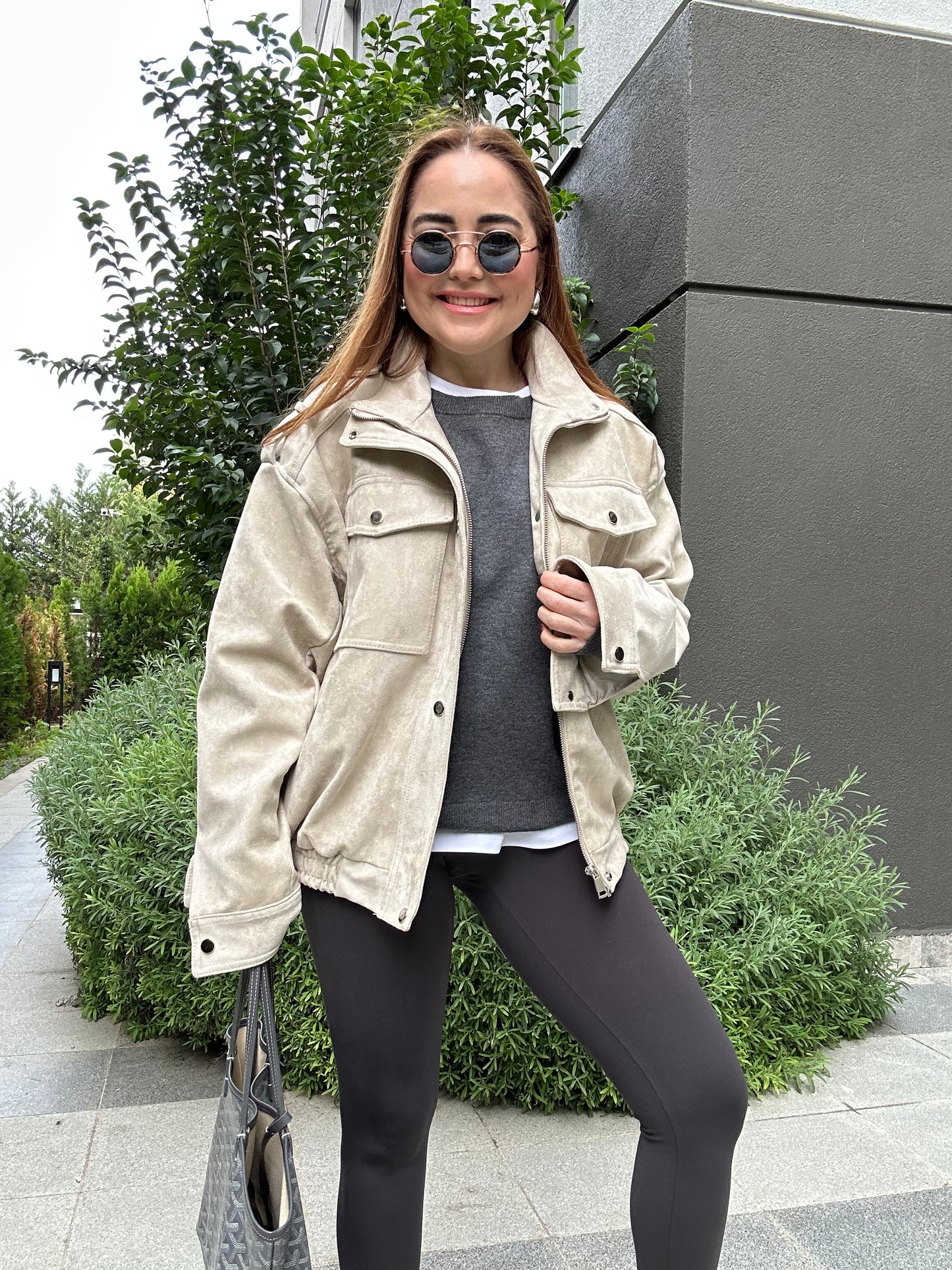 Premium marka muadil güderi ceket