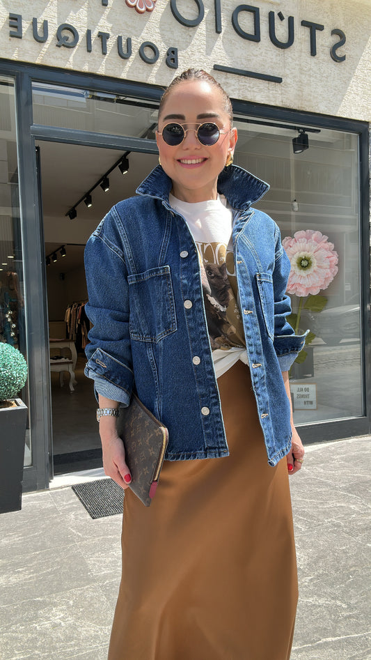 Modelli denim ceket